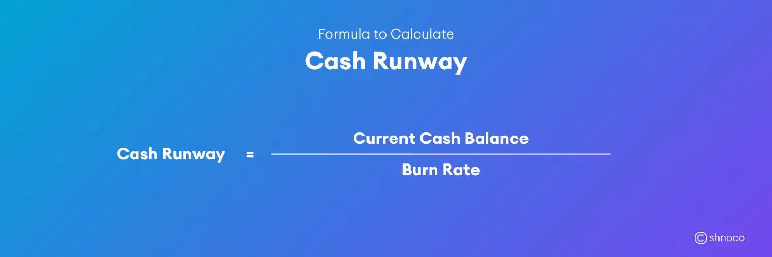 Cash Runway formula