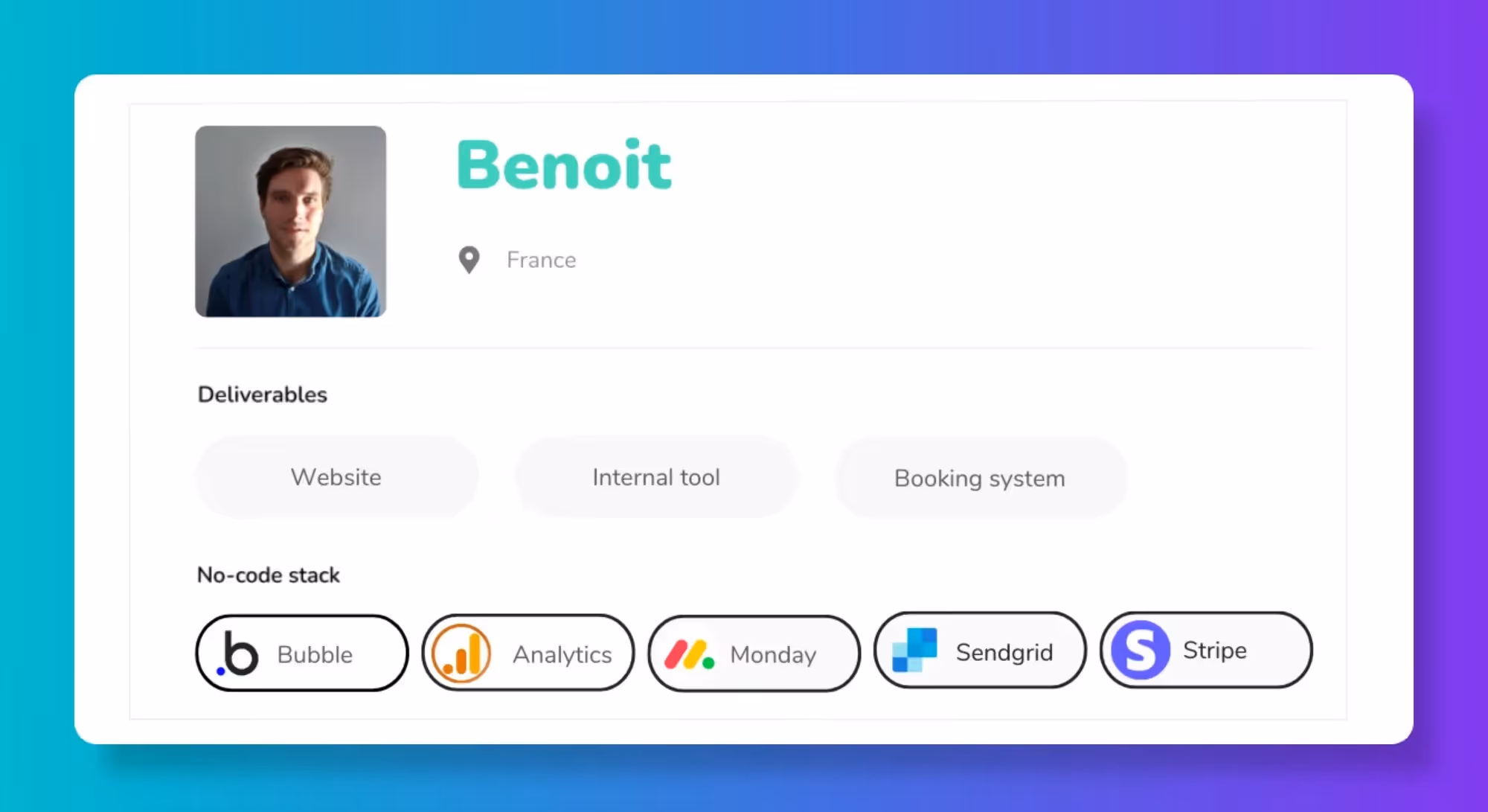 Bubble Developers - Benoit