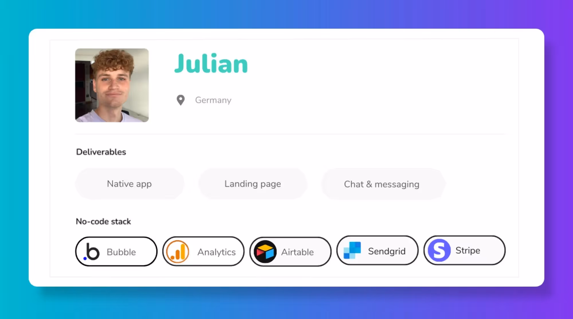 Bubble Developers - Julian