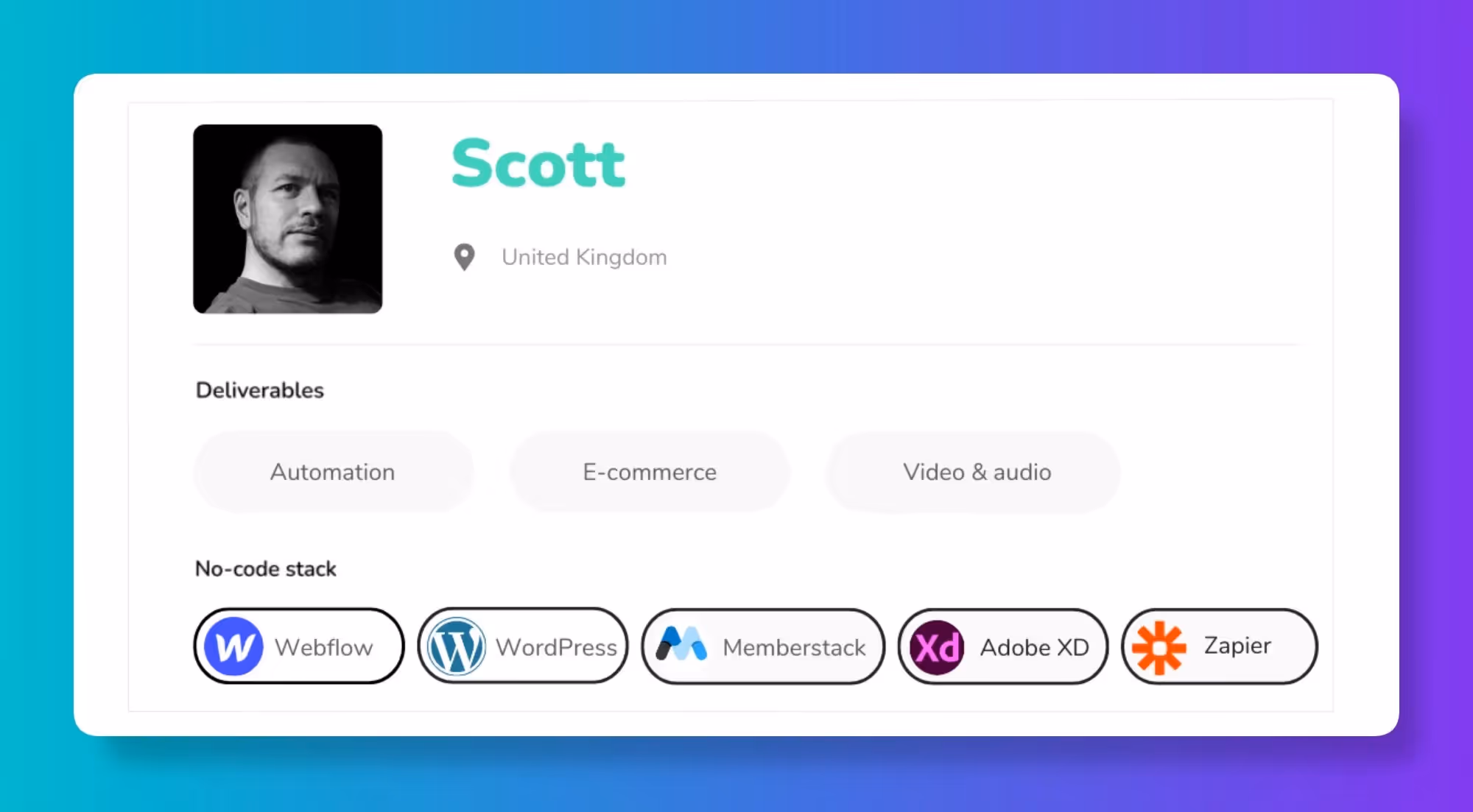 Webflow Experts - Scott