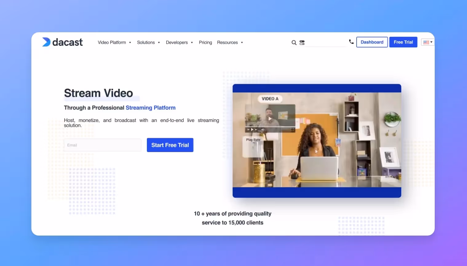 Video Streaming App Builders - Dacast