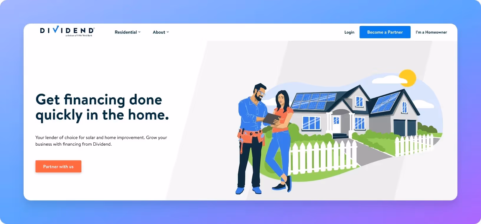 Bubble App Examples - Dividend Finance