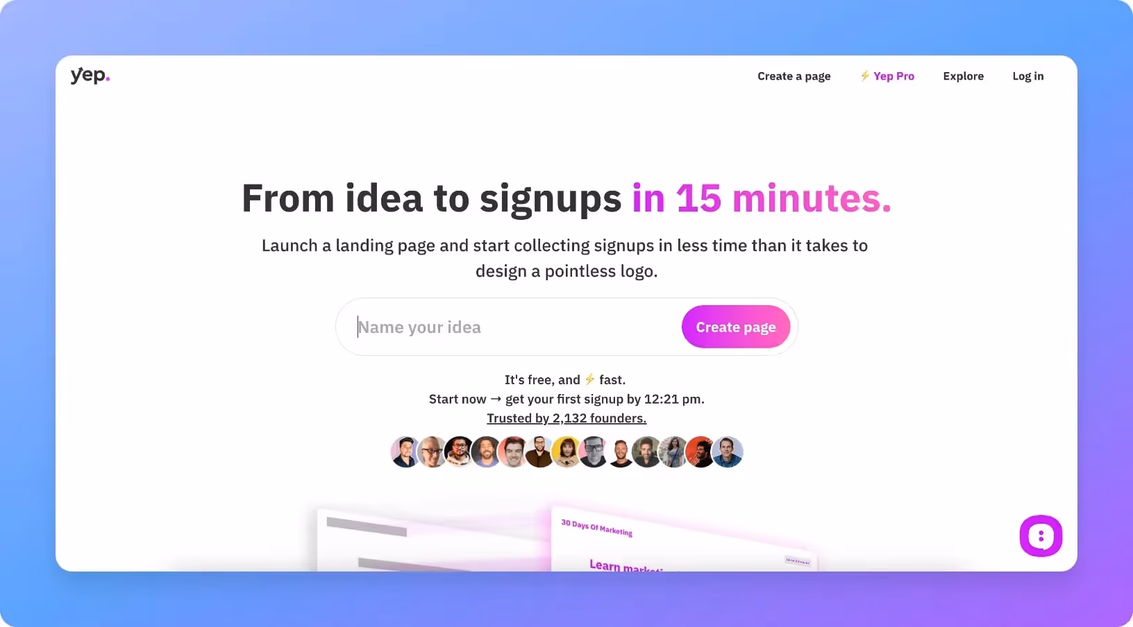 Bubble App Examples - Yep
