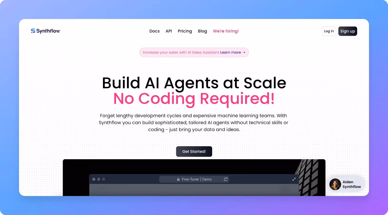 Bubble App Examples - Synthflow