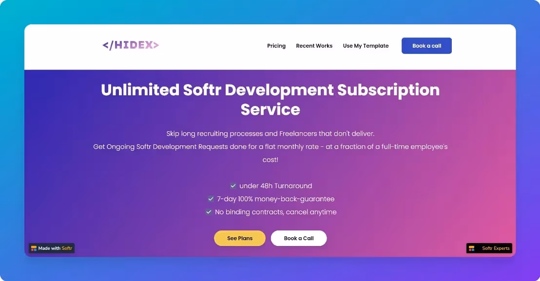 Softr Agencies - Hidex