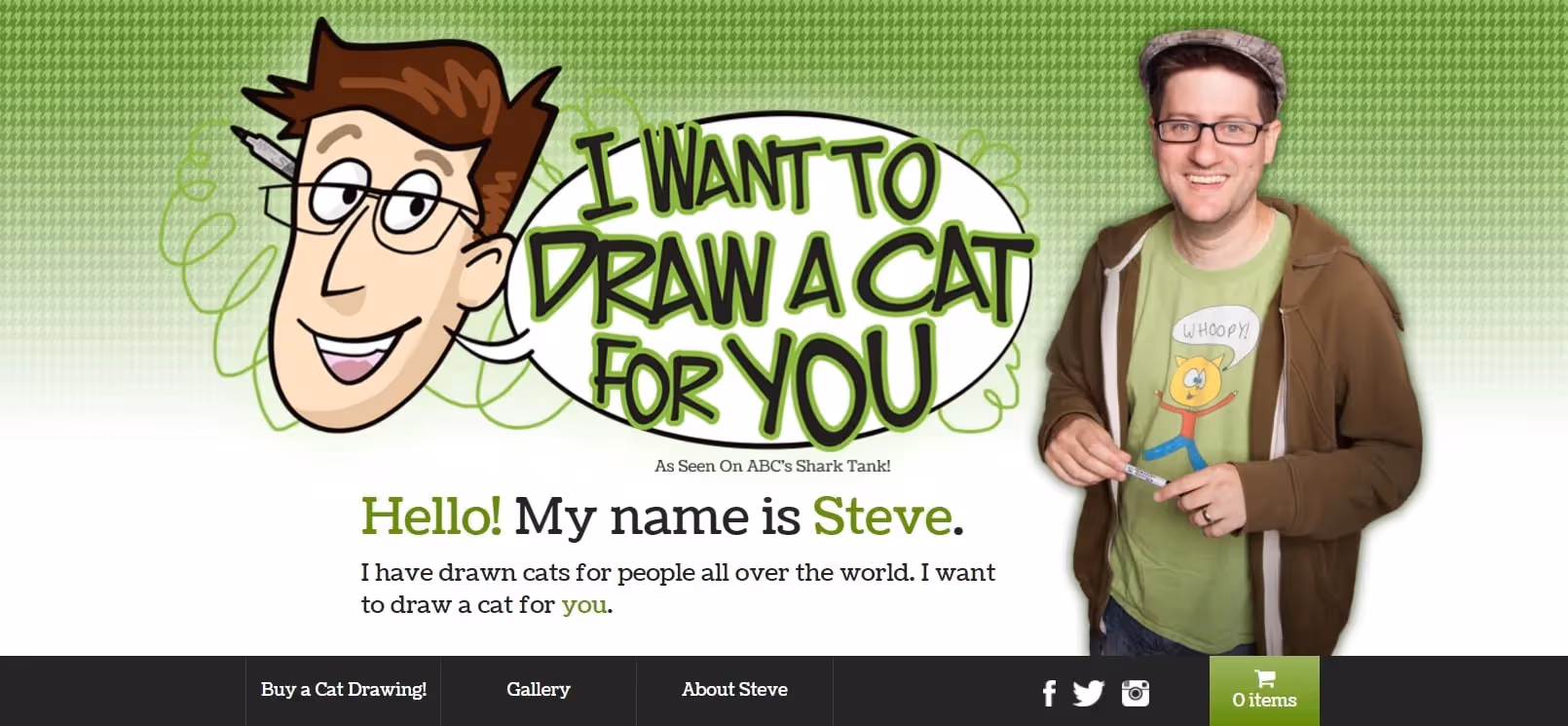 Crazy Business Ideas - I Want To Draw A Cat For You