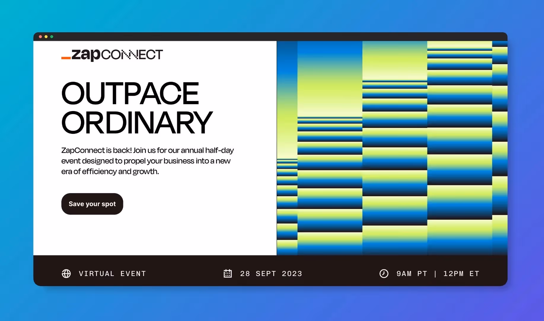 No-Code Conferences - ZapConnect