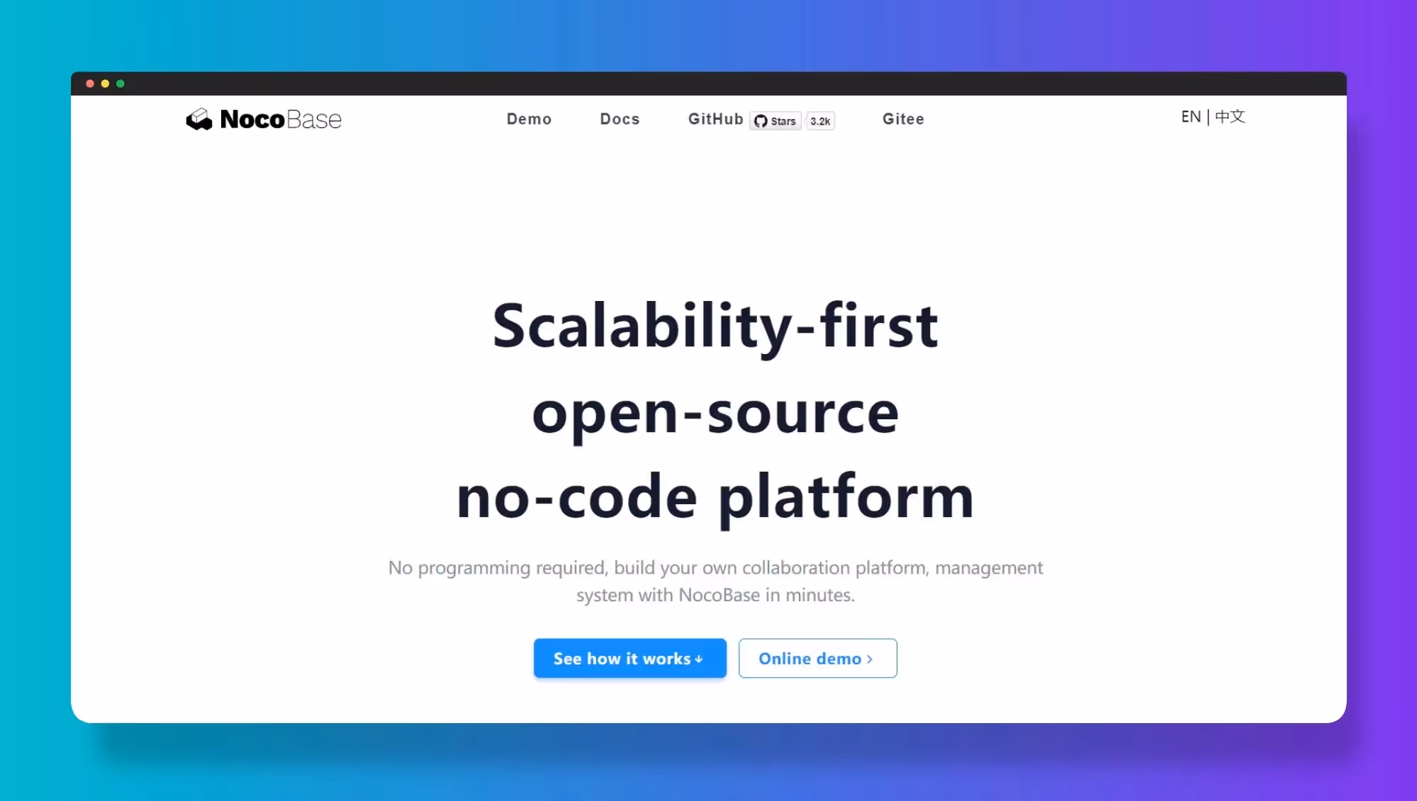 Open Source No-Code Platforms - NocoBase