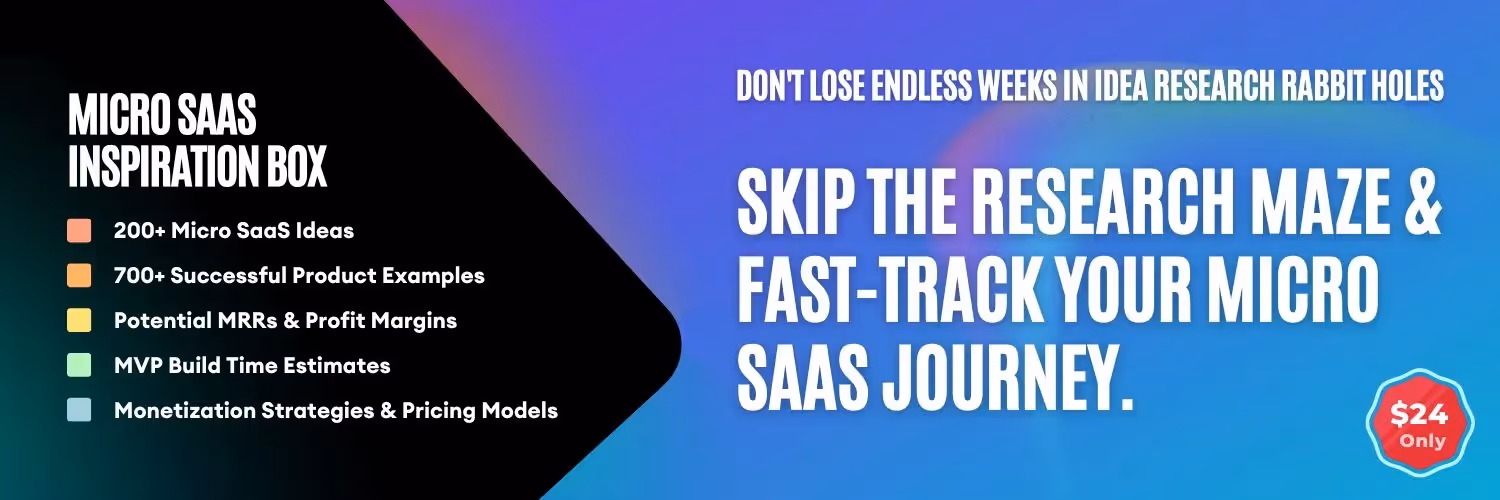 micro saas inspiration box