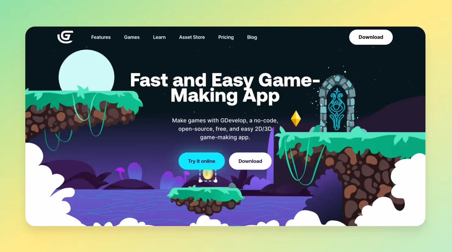 No-Code Game Engines - GDevelop