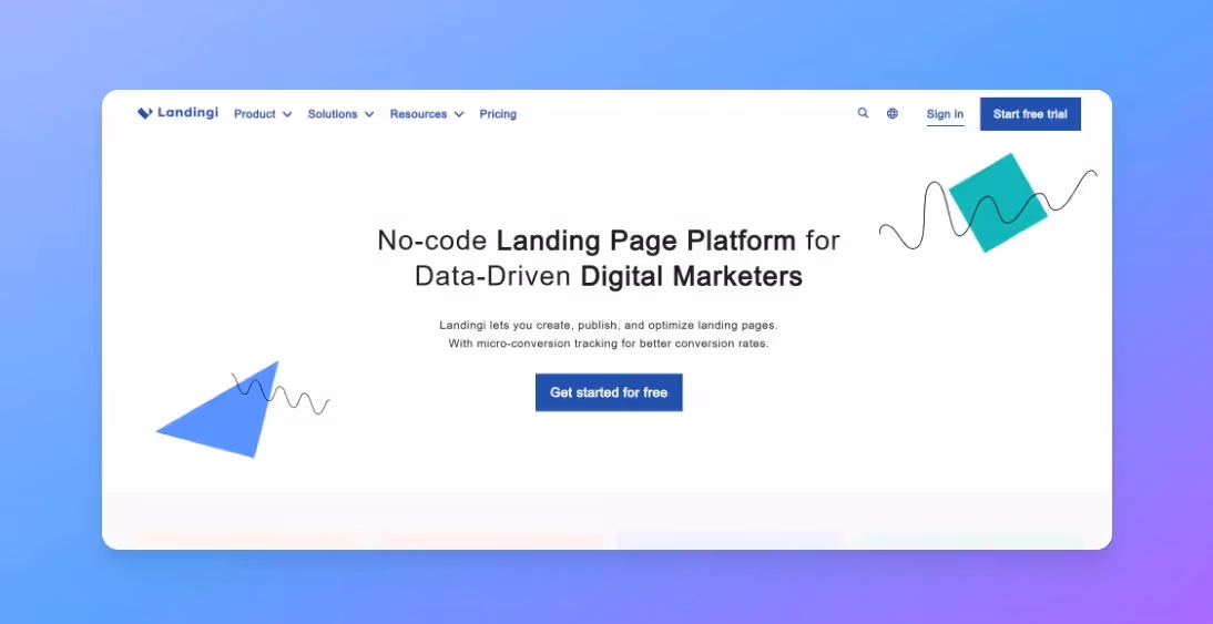 Best Landing Page Builders - Landingi