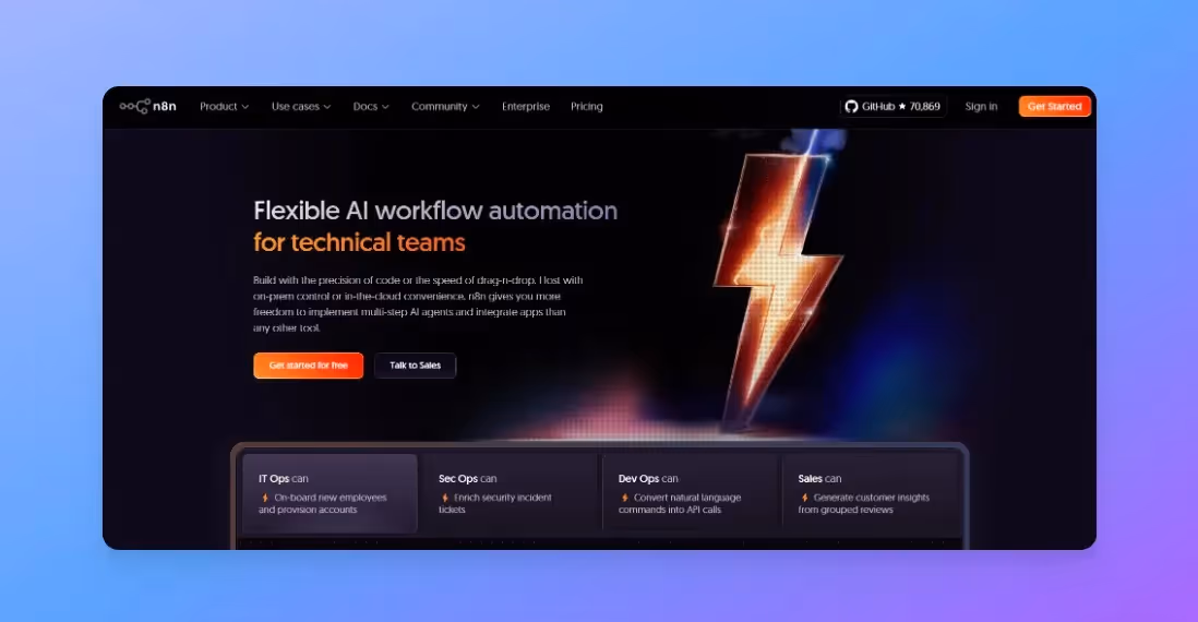 Best No-Code Automation Tools - n8n