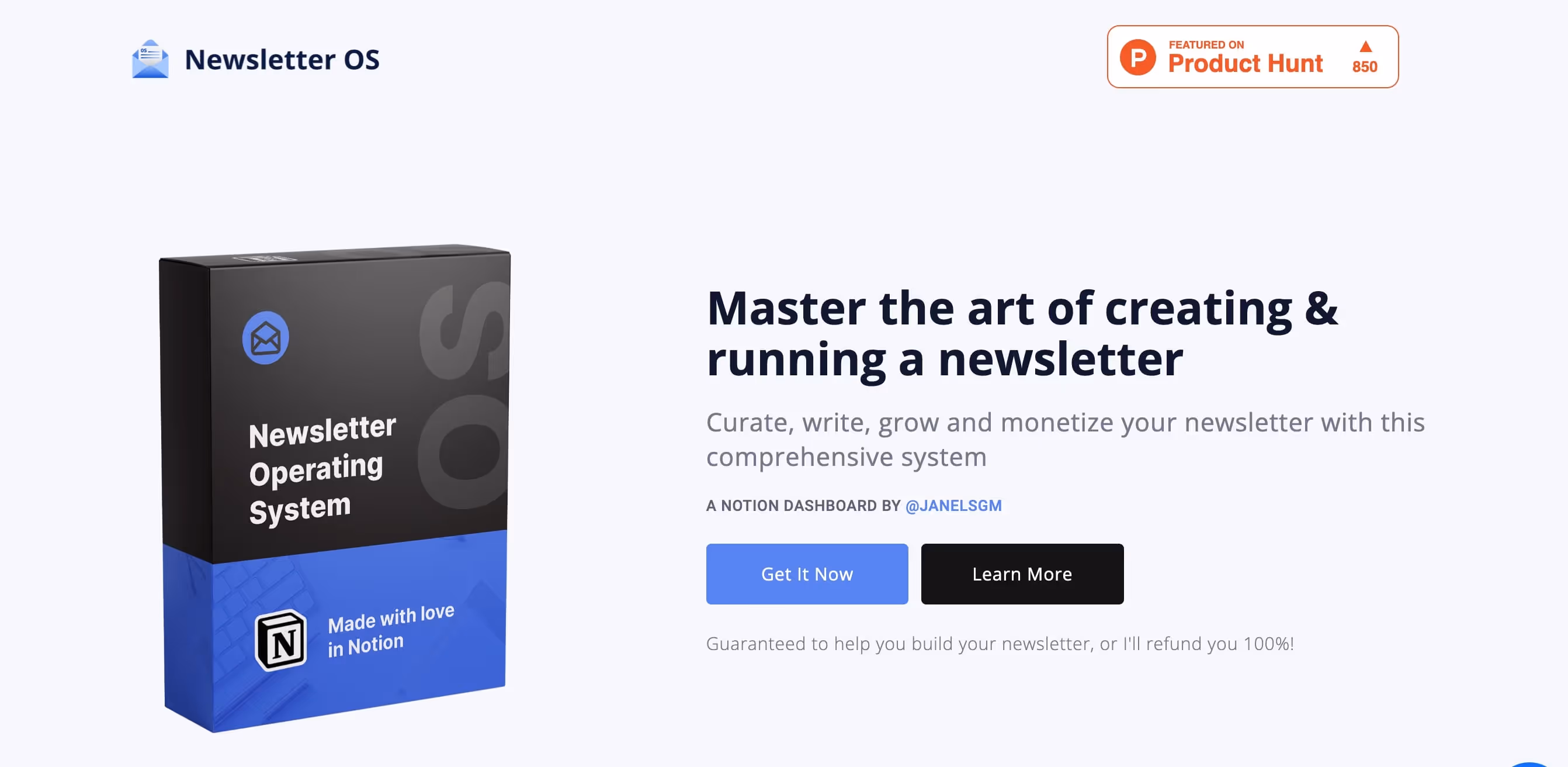No-code startups - Newsletter OS