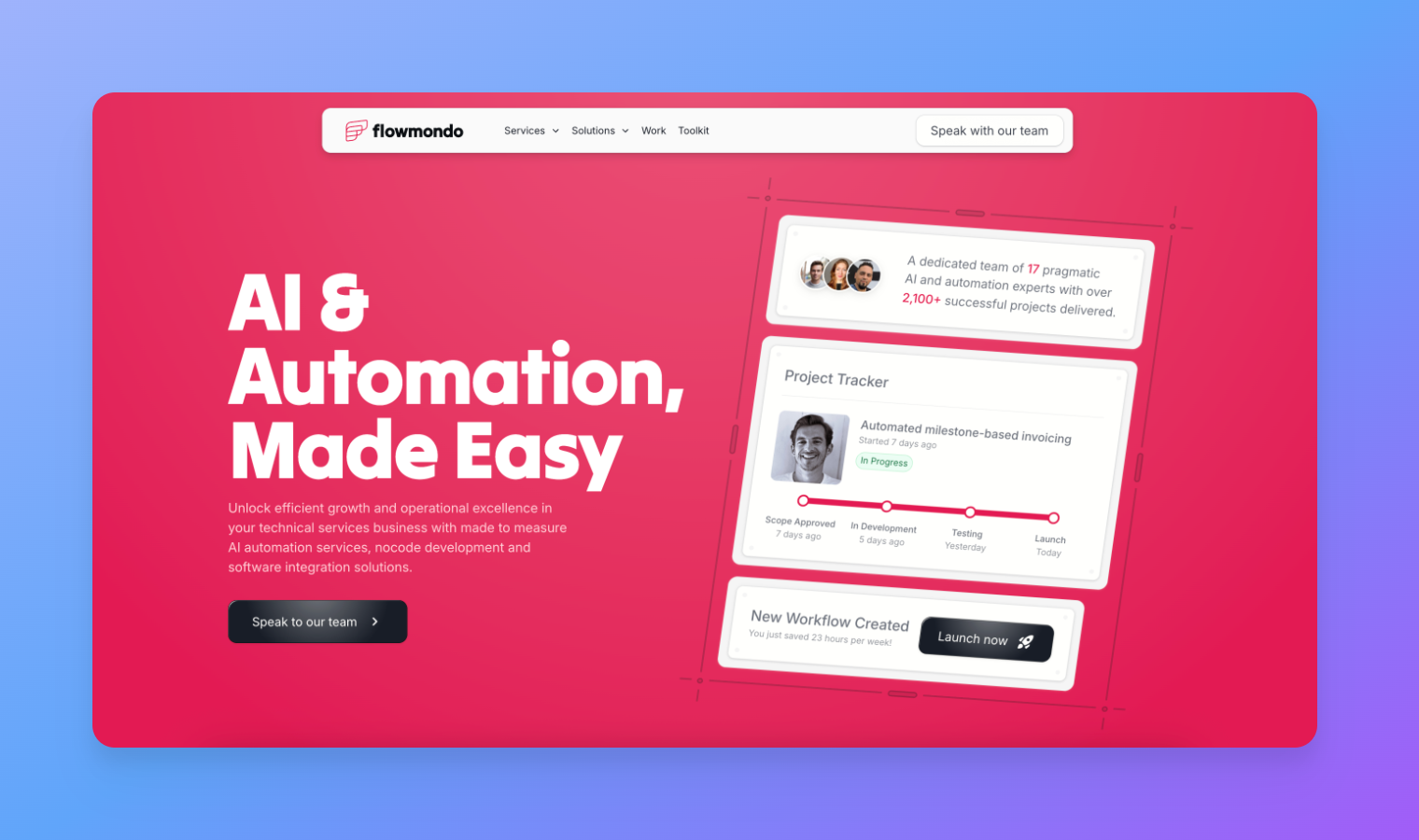 Best No-Code Agencies - Flowmondo