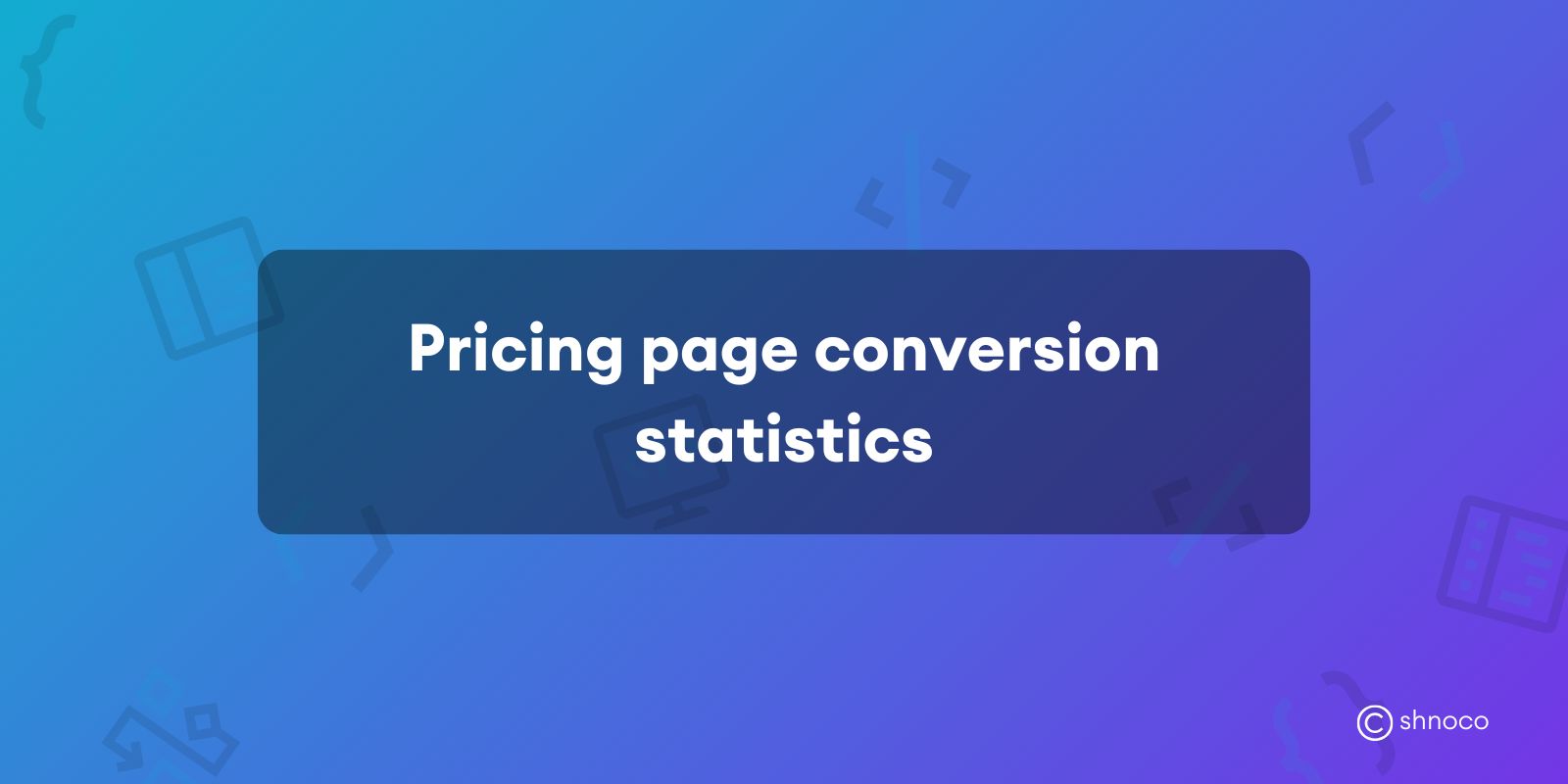 Pricing Page Conversion Statistics