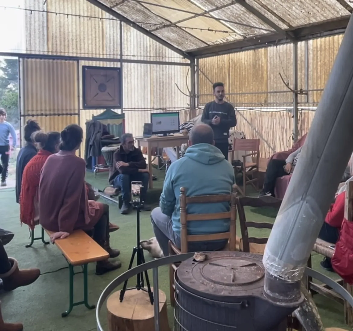 Jornada de Watteco a la Comunitat Hipòcrates de Sant Pere de Ribes per presentar el projecte agrovoltaic