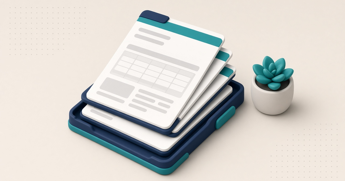 Stack of billing reports for ElderSuite Claim Center