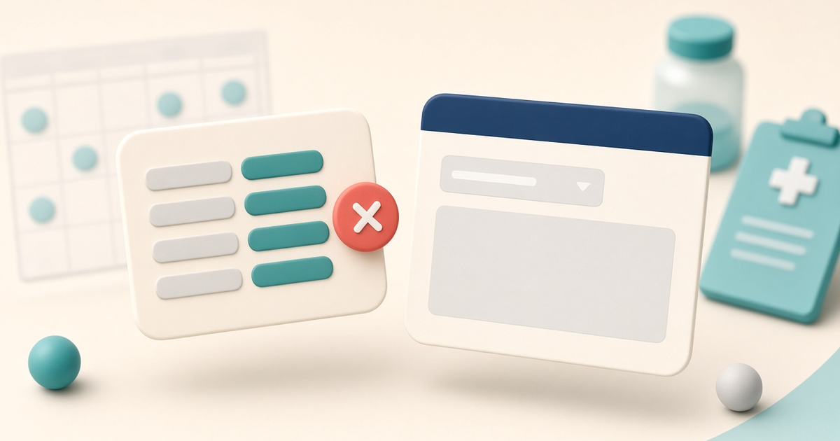 Illustration of a generic ElderSuite-style dose card with a Not given control opening a Dose Not Given window, with no readable client names or medication text.