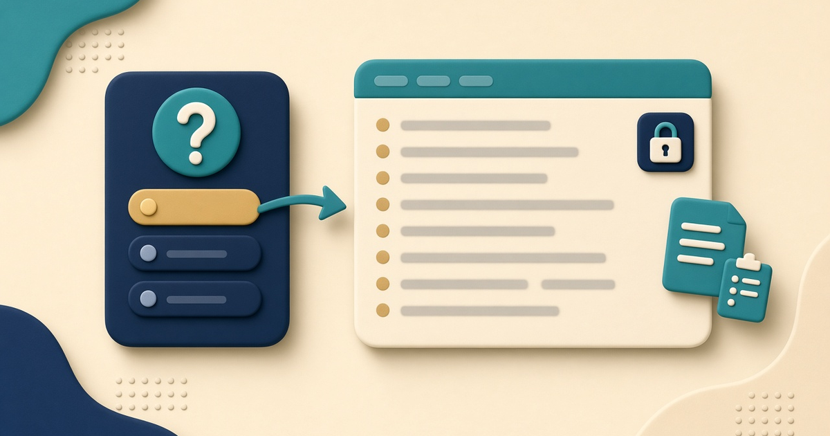 Illustration of a generic Help Center panel with a small read-only log window showing blurred lines of plain text, with no readable names, client details, or log entries.