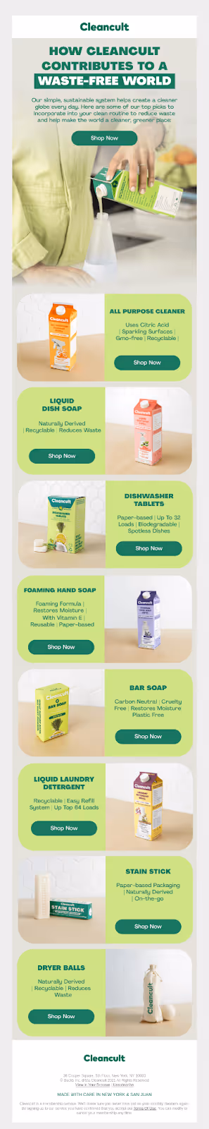 drip email campaign example