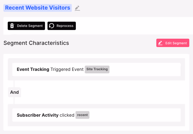 Sendlane segmentation feature
