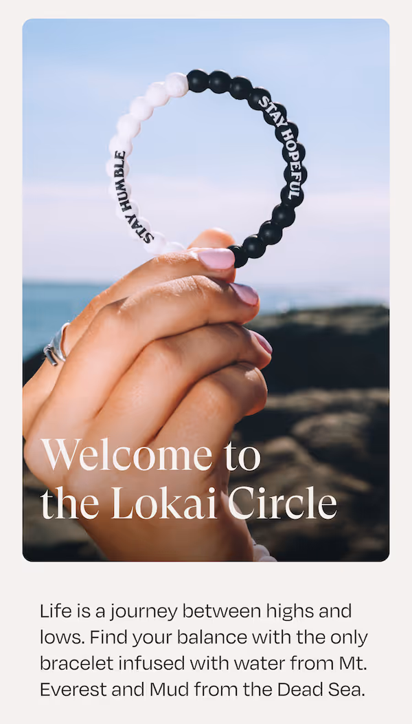 Lokai welcome email