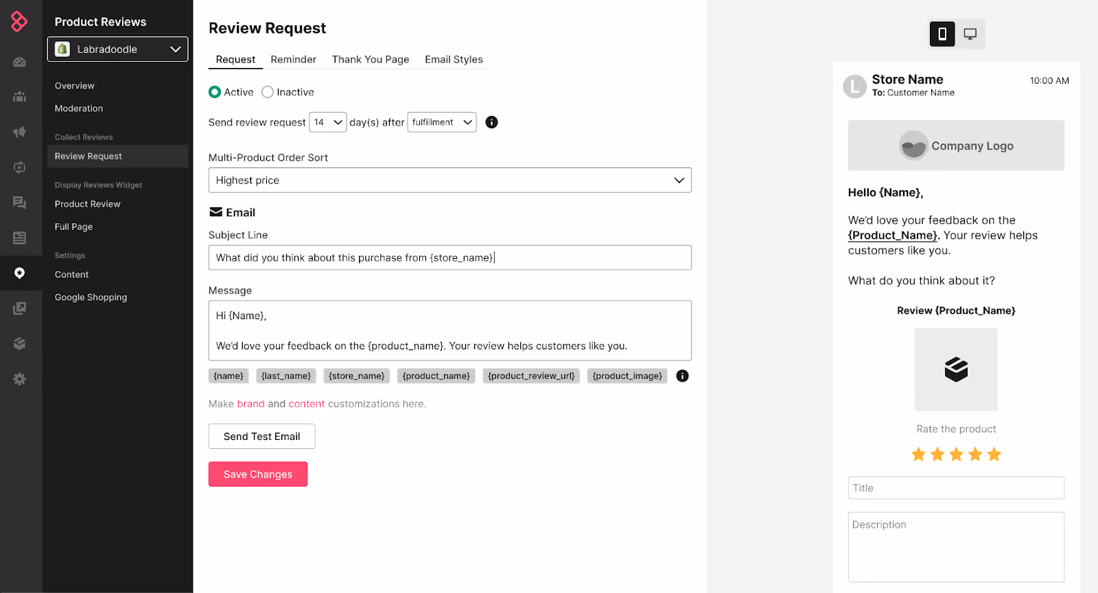 Sendlane review request