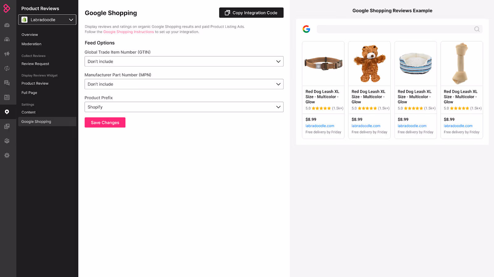 Sendlane Google Shopping