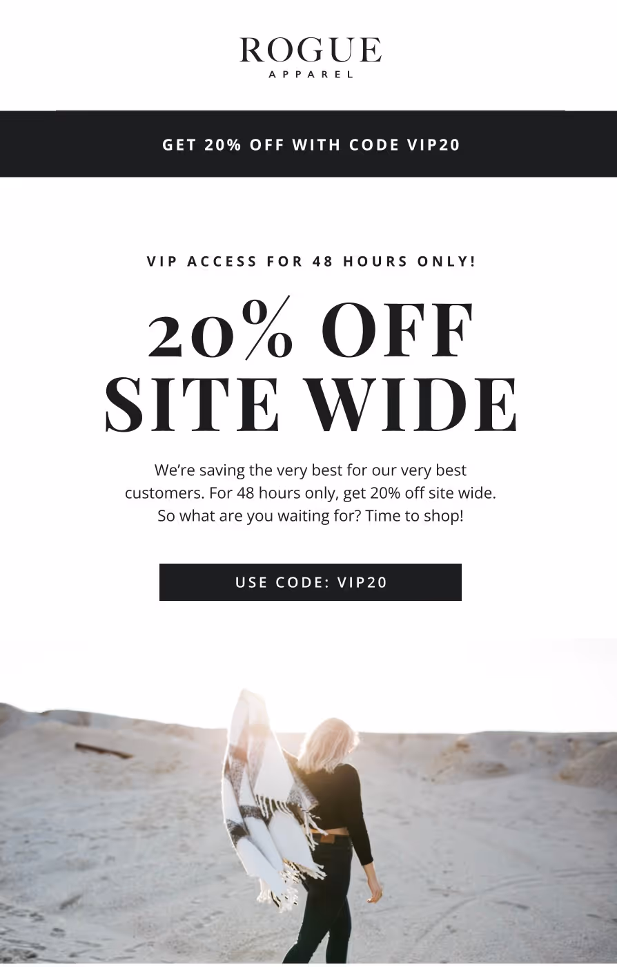 Customer Loyalty Email Template 
