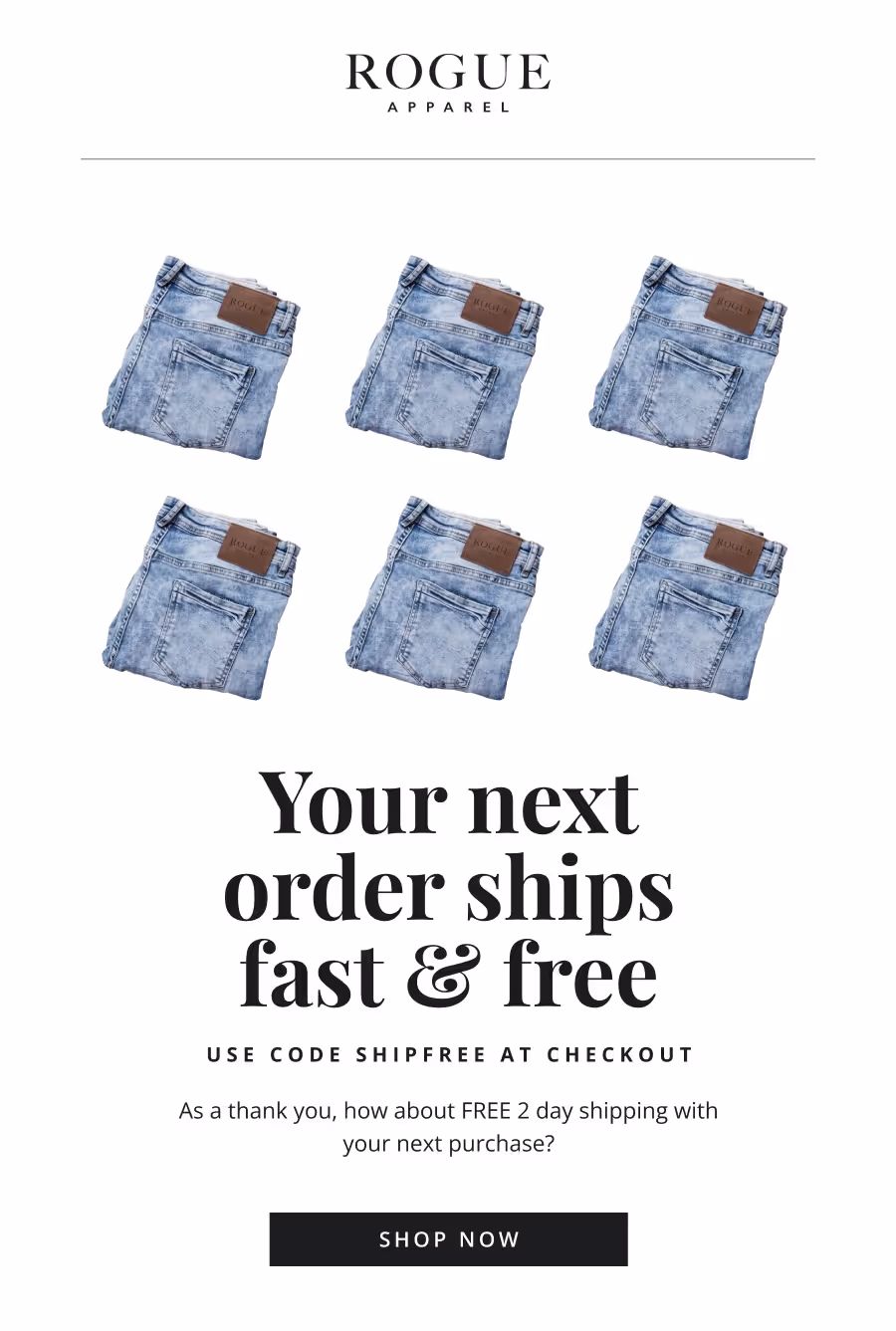 Review Post-Purchase Email Template 