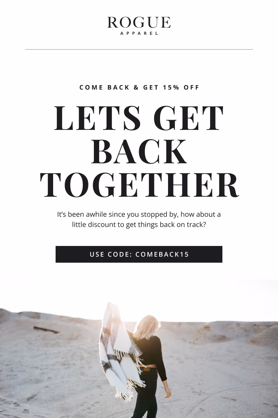 New Items Win-Back Email Template
