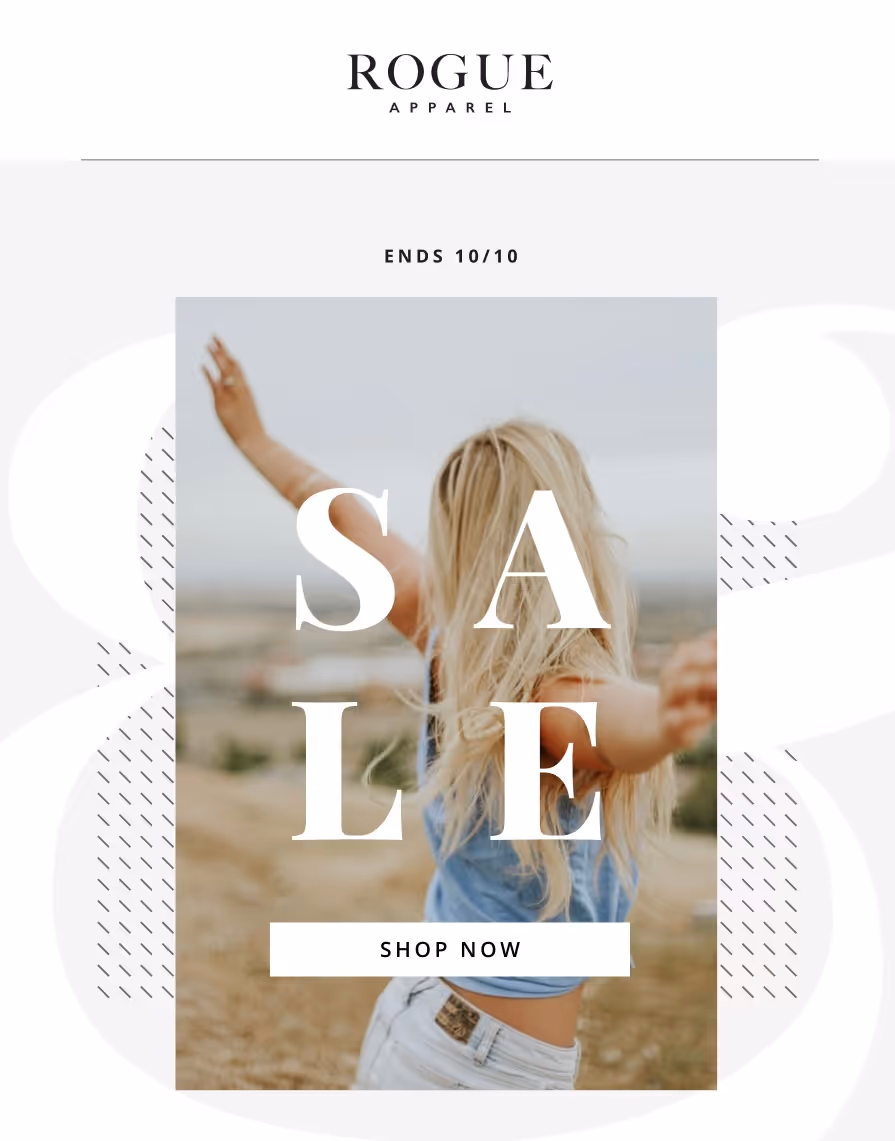 Sales Newsletter Email Template Template