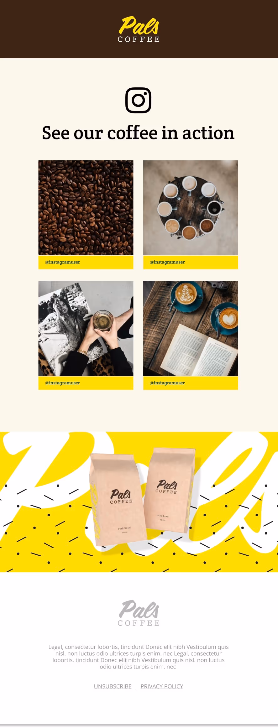 Welcome New Subscriber Email Template