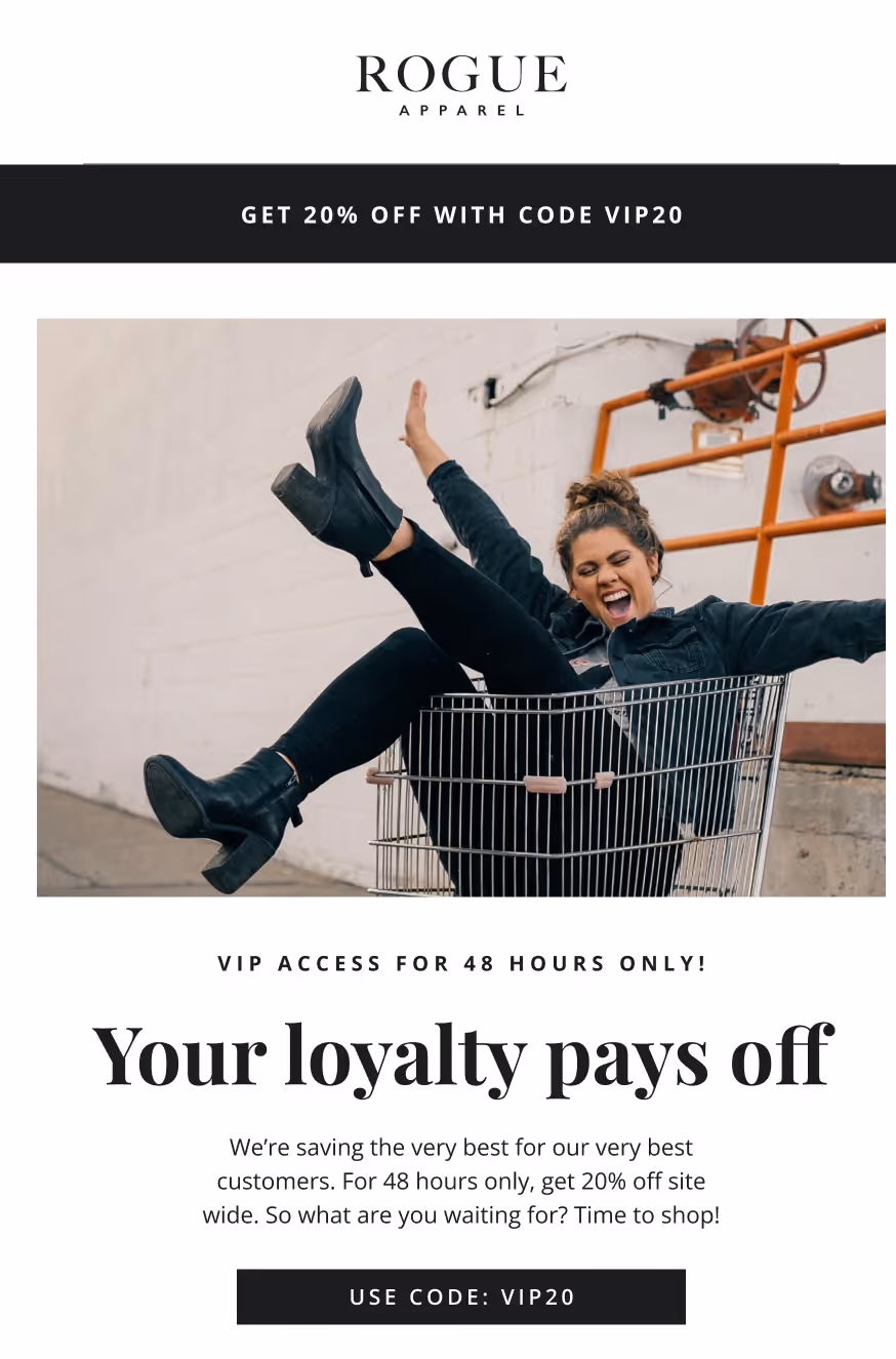 Loyalty Program Email Template