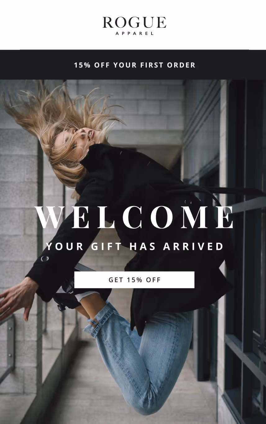 New Shopper Welcome Email Template