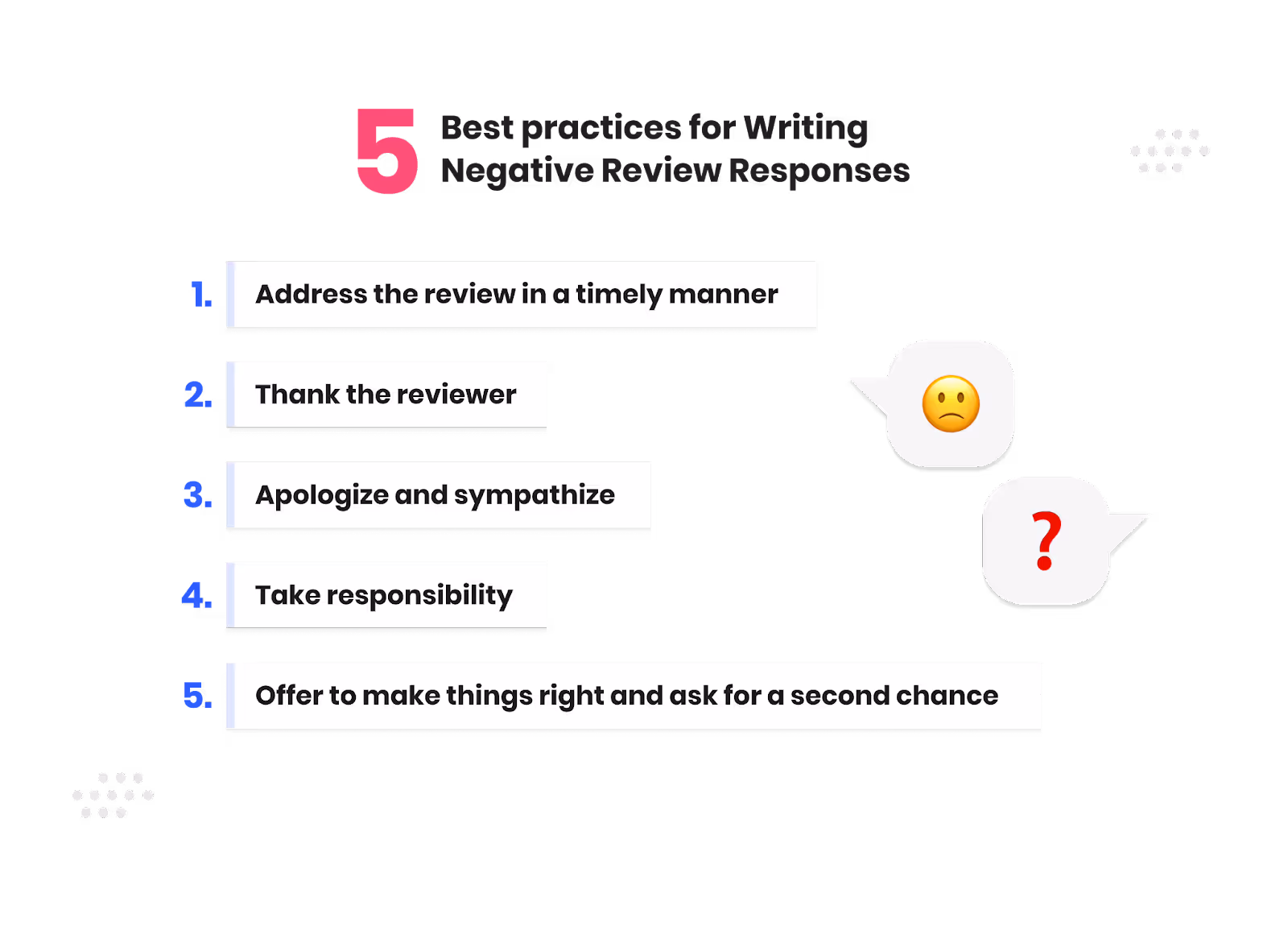 5 best practices for review responses