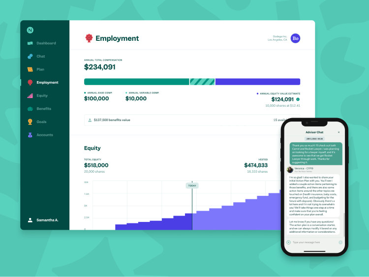 Financial wellness program for employees