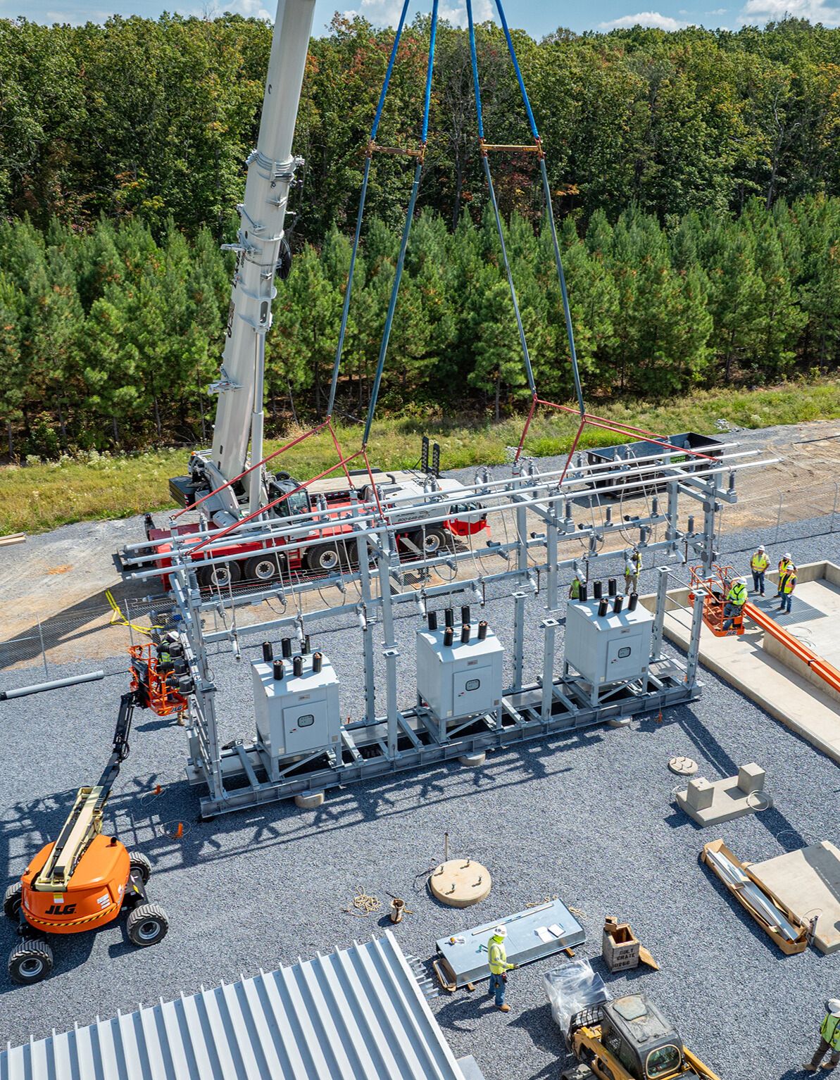 Agile by Beta® Factory-Built Substation Installation