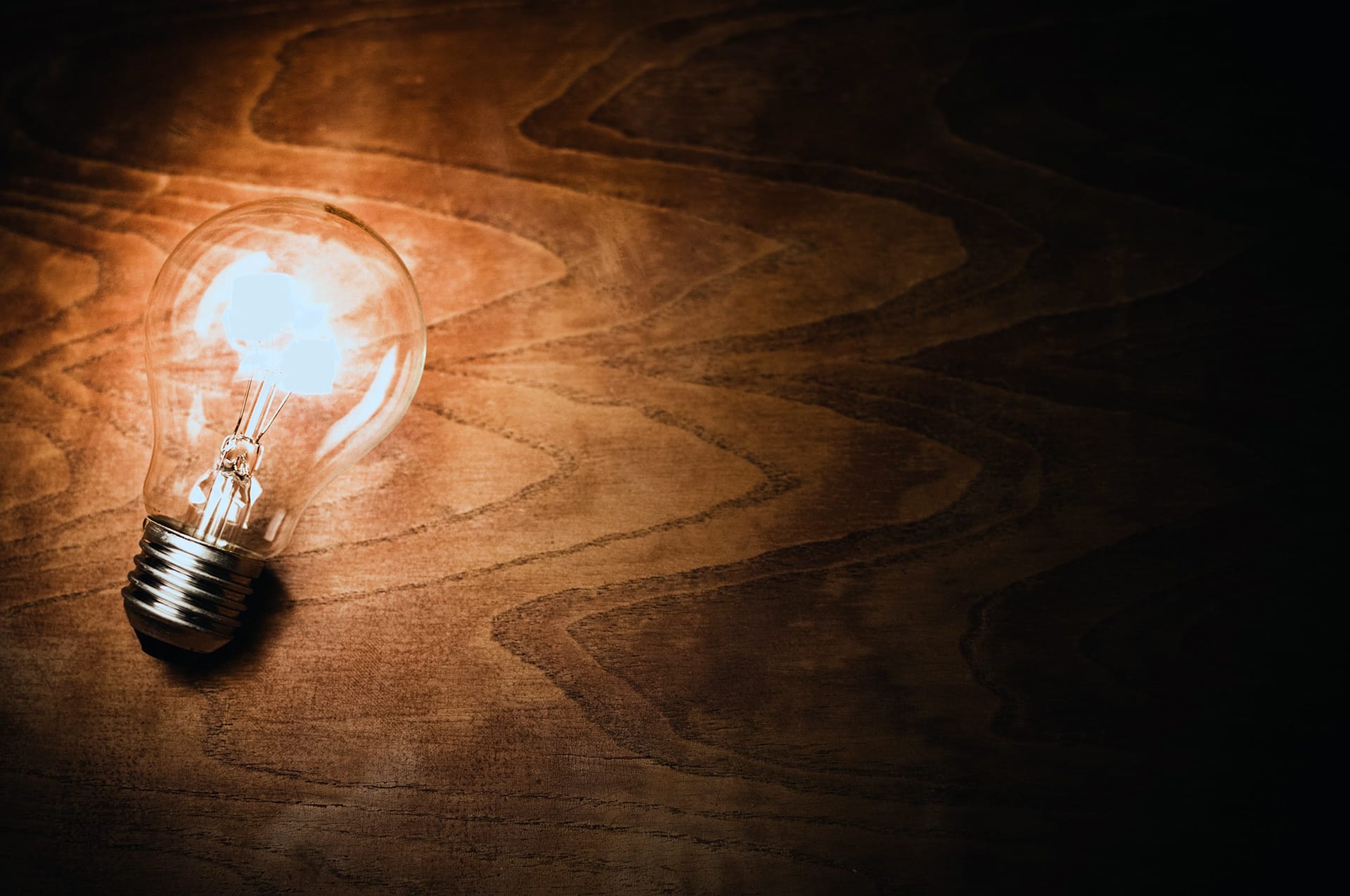 Light bulb representing new ideas, innovation, and thoughtful solutions supporting programs at Wayne County Board of Developmental Disabilities.