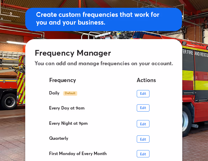 Create Frequencies in Frequency Manager