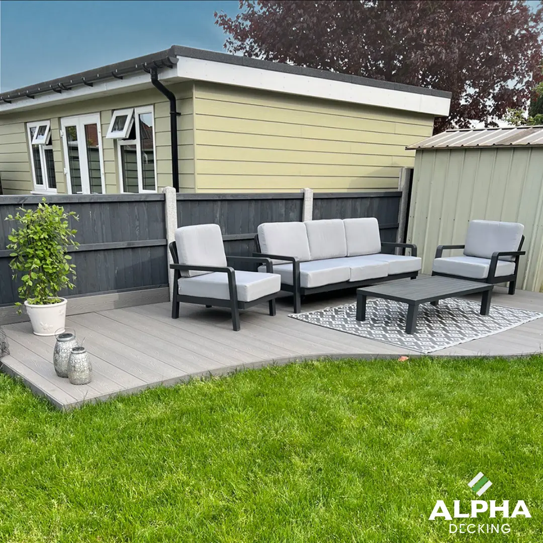 Grey Alpha Composite Decking
