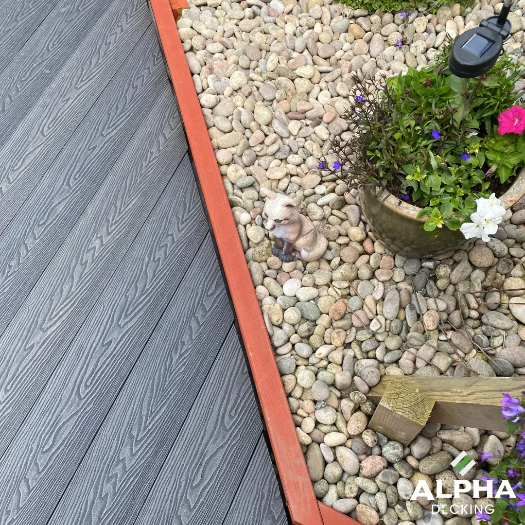 Grey Alpha Composite Decking