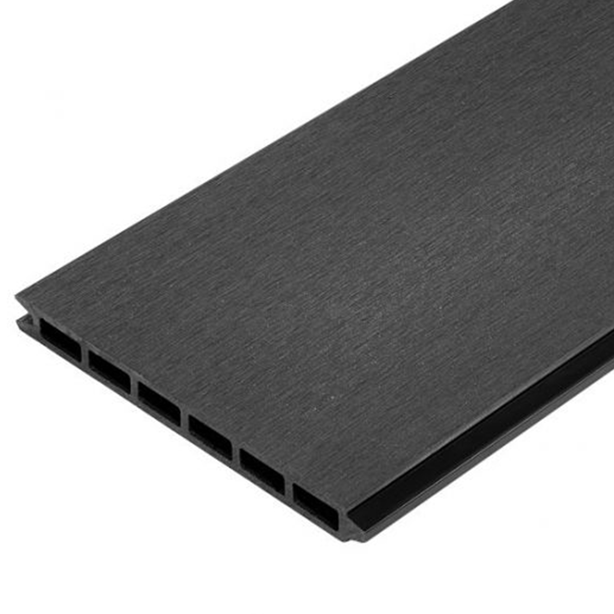 Aspen composite fence slats in Anthracite