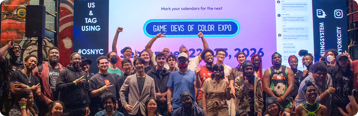 Group photo of people gathered at a local Watch Party event.