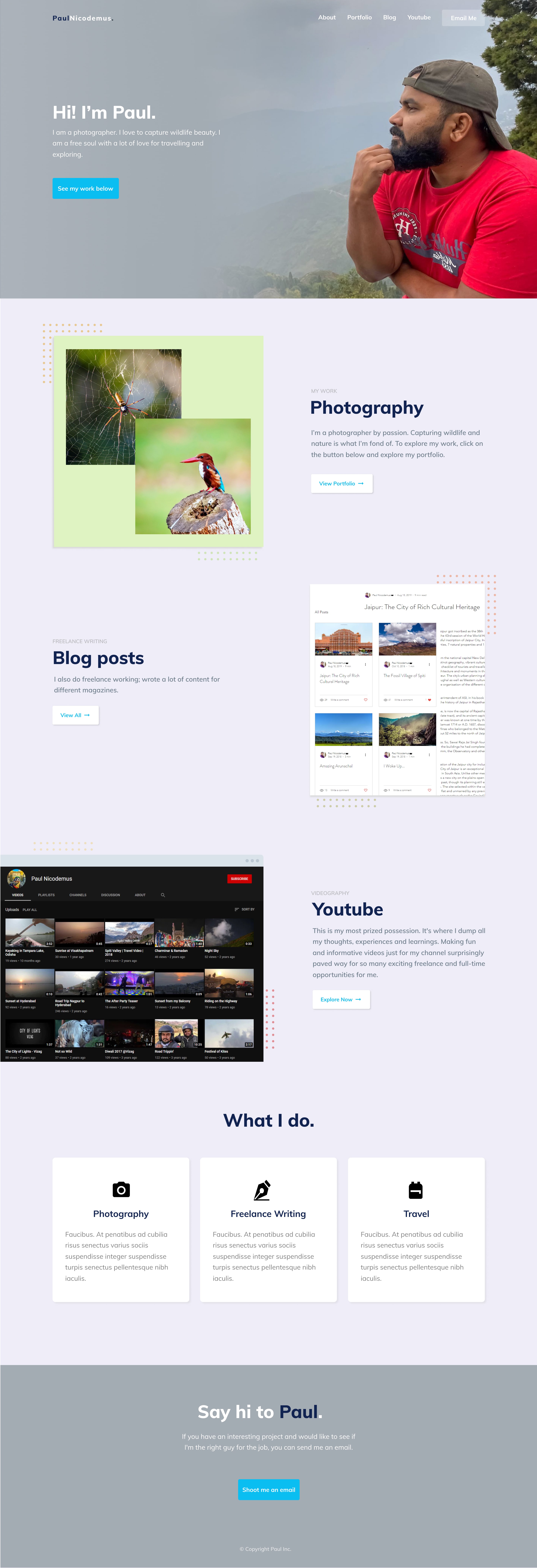 A screenshot of web page