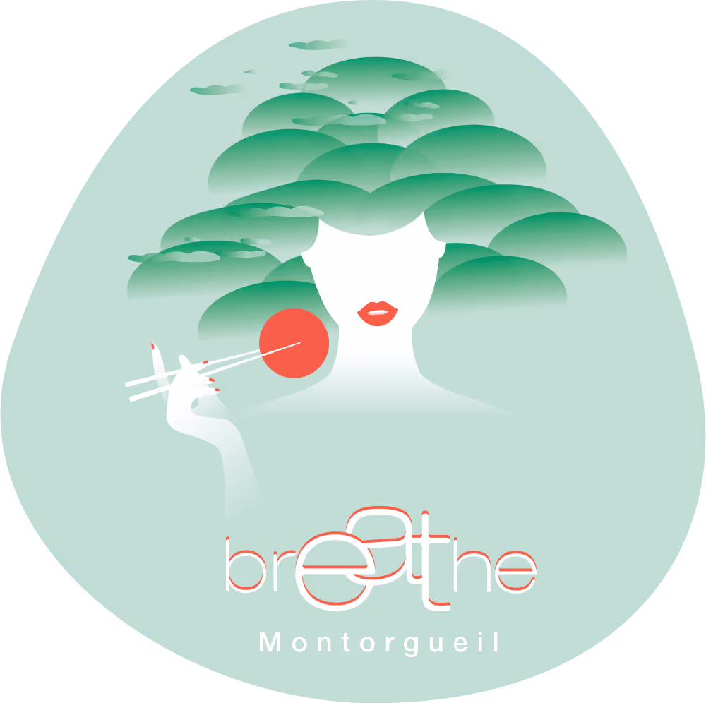 illustration restaurant breathe montorgueil