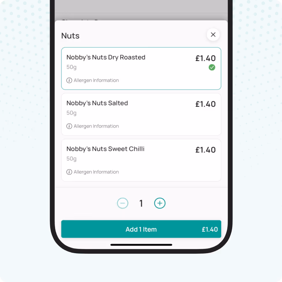 Cloudline menu management system