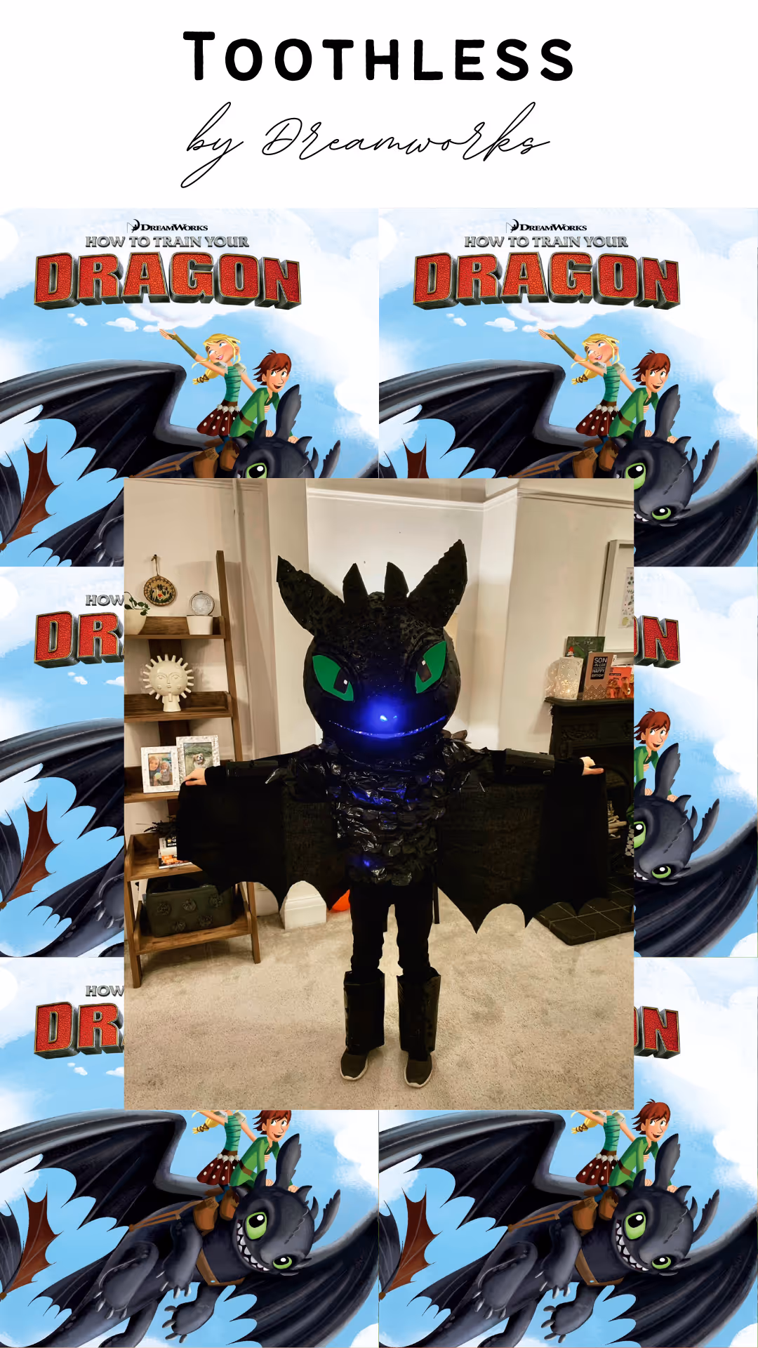 Toothless Costume - Mother Of Grom - World Book Day