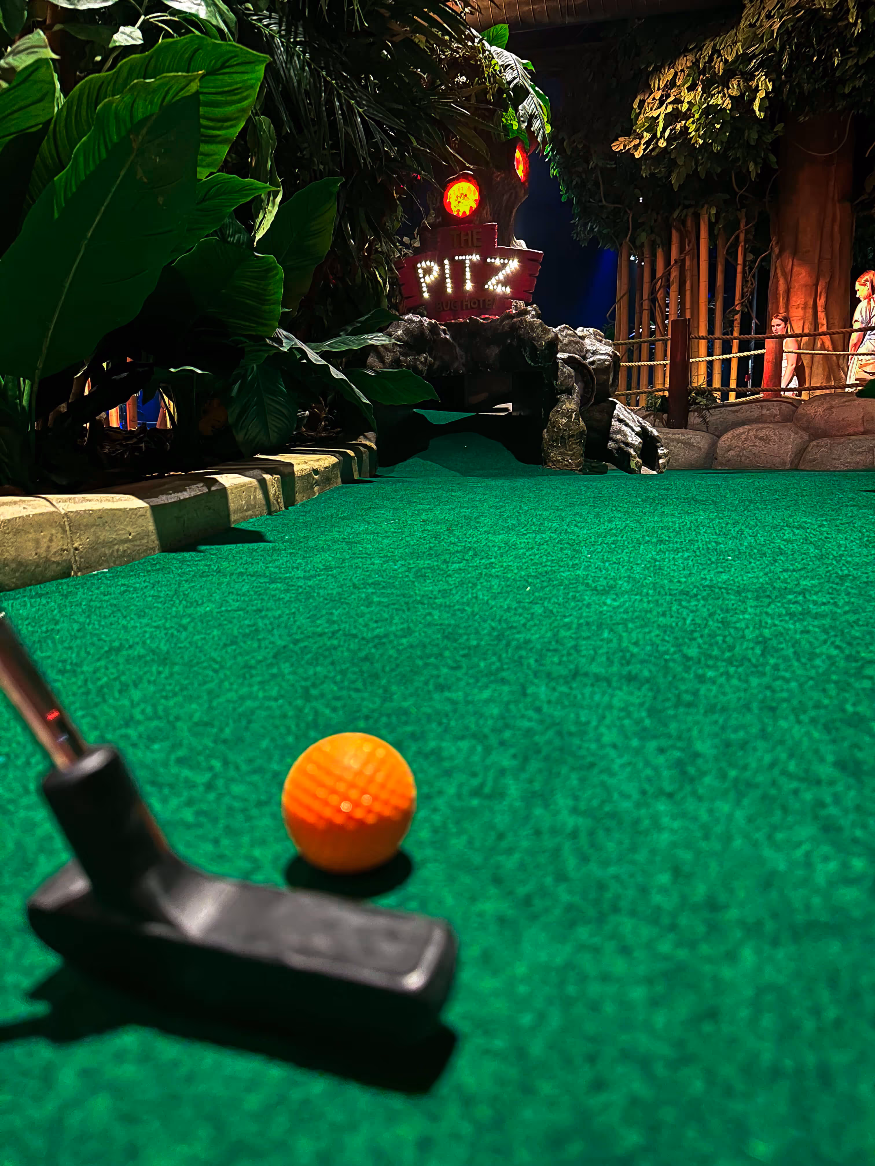 A quiet moment during Weekly Quiet Sessions at Treetop Golf Cardiff