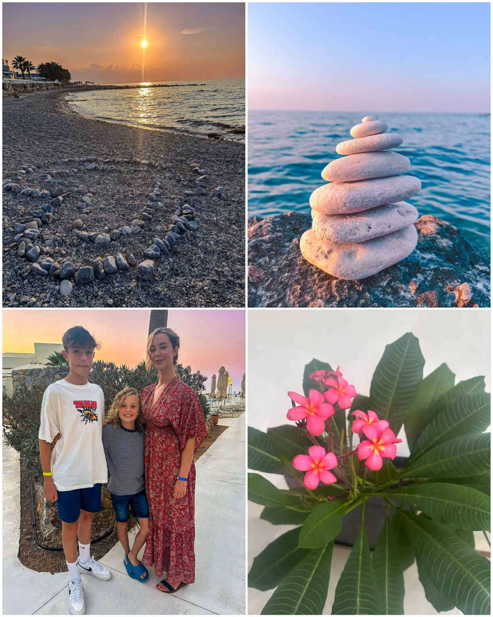 Tranquil beachfront at Harmony Rethymno Beach, featuring a clear, inviting sea and pristine pebbles with a scenic walkway for easy access to the water